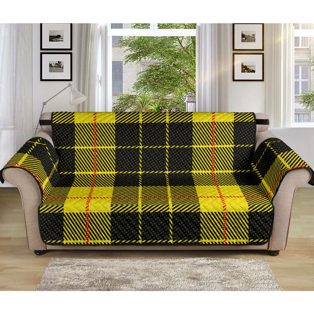 Yellow Tartan Passion 70’’ Sofa Protector | The Urban Clothing Shop™