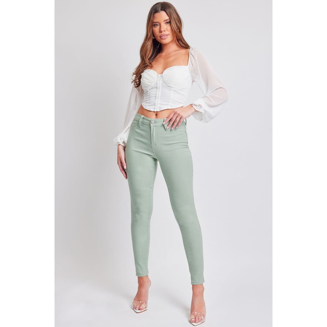 YMI Jeanswear Hyperstretch Mid-Rise Skinny Jeans | The Urban Clothing Shop™