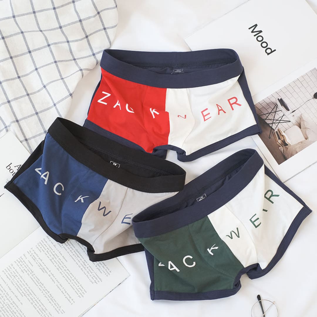 ZackWear 3PCS Men’s Underwear Two-Color Underwear | The Urban Clothing Shop™