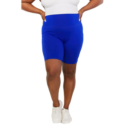 Zenana Full Size Never Let You Go Brushed Biker Shorts | The Urban Clothing Shop™