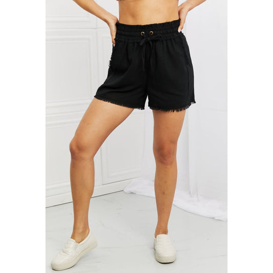Seaside Full Size Linen Shorts | The Urban Clothing Shop™