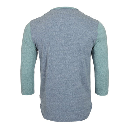 ZIMEGO Men’s 3/4 Sleeve Baseball Retro Henley – Casual Athletic Button Crewneck