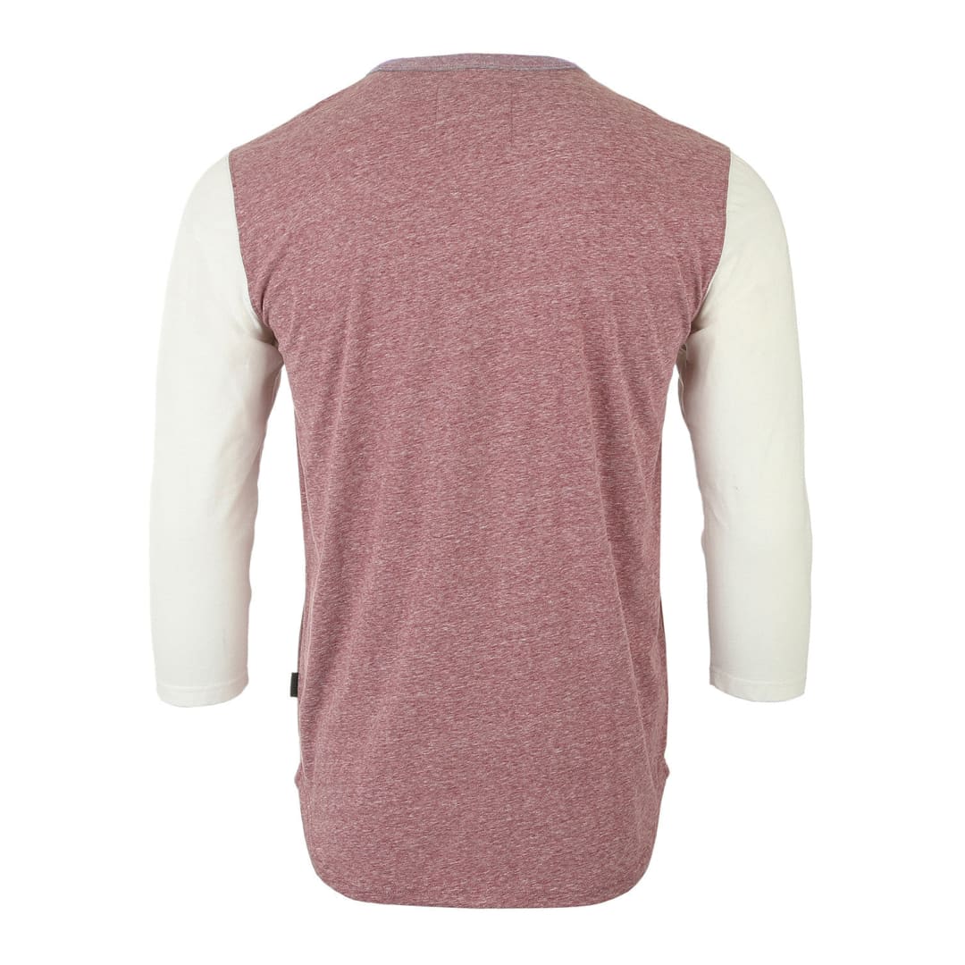 ZIMEGO Men’s 3/4 Sleeve Baseball Retro Henley | ZIMEGO MEN