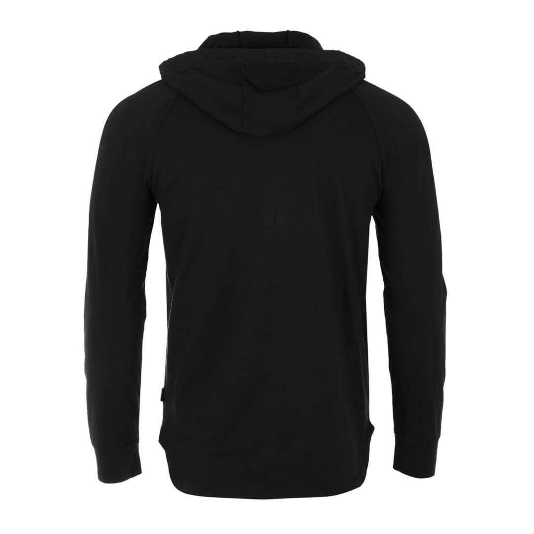 ZIMEGO Men’s Pigment Dyed Hoodie - Athletic V Neck Long Sleeve Henley Pullover Shirt