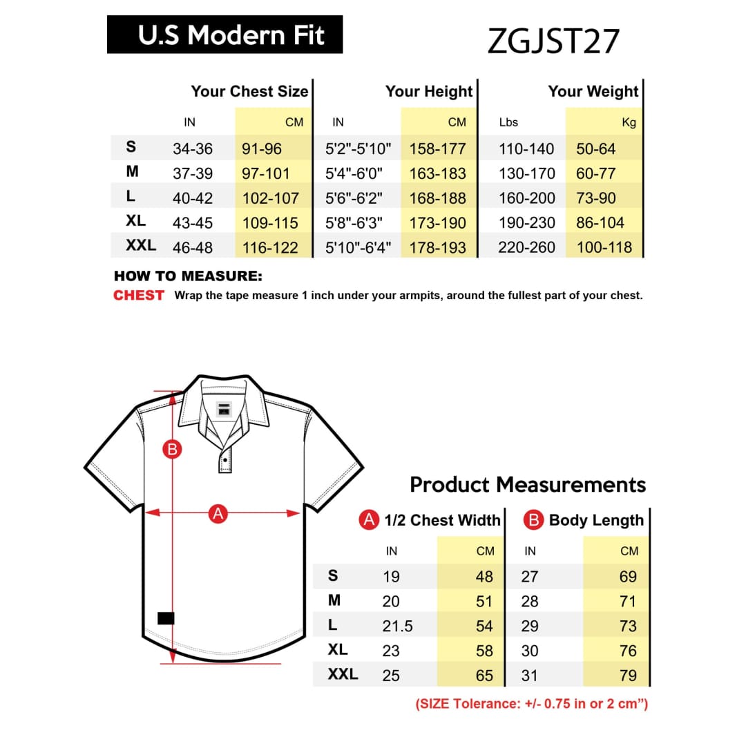 ZIMEGO Mens Short Sleeve Golf Polo Stretch Office Casual Holiday T-Shirt | ZIMEGO MEN