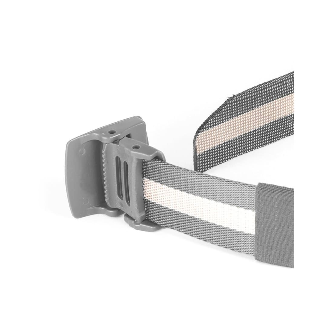 ZIMEGO Mens One Size Adjustable Strap Stripe Nylon Web Belt With Plastic Buckle | ZIMEGO