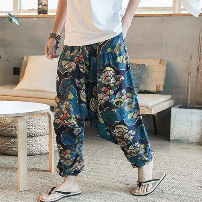 Baggy Linen Harem Pants | The Urban Clothing Shop™