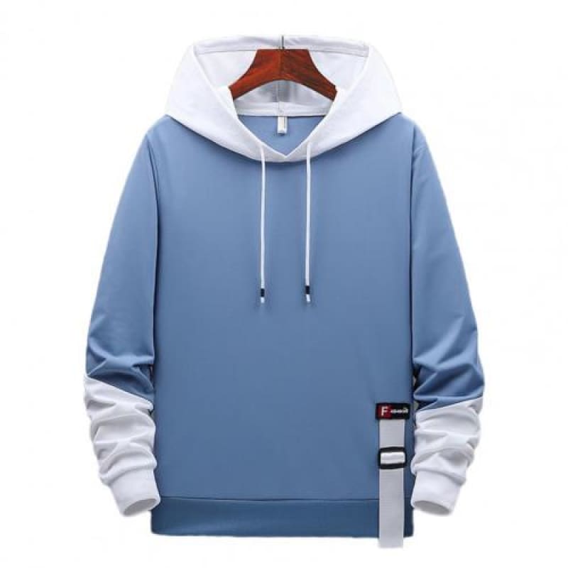 Drawstring Casual Contrast Hoodie | The Urban Clothing Shop™