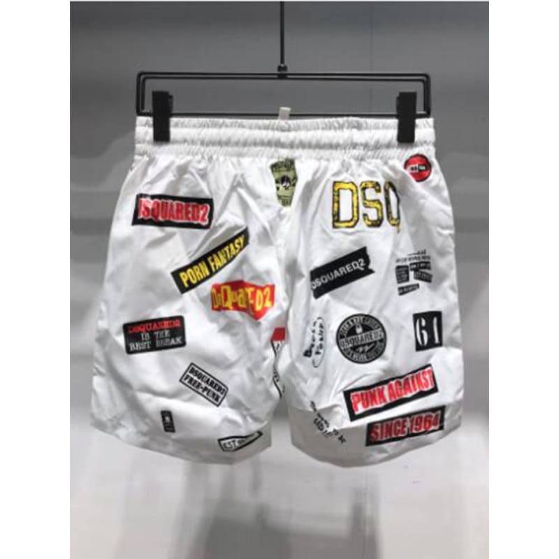 DSQ2 Labeled Quick-Drying Beach Shorts | The Urban Clothing Shop™