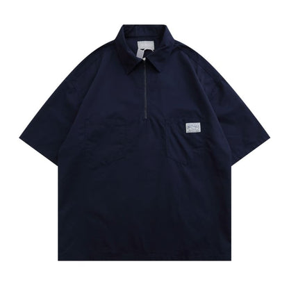 Japanese-Inspired Oversized Polo Shirt | The Urban Clothing Shop™