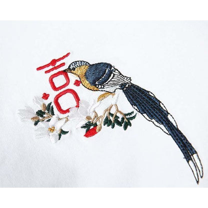 MARRY BIRD Embroidery T Shirt | The Urban Clothing Shop™