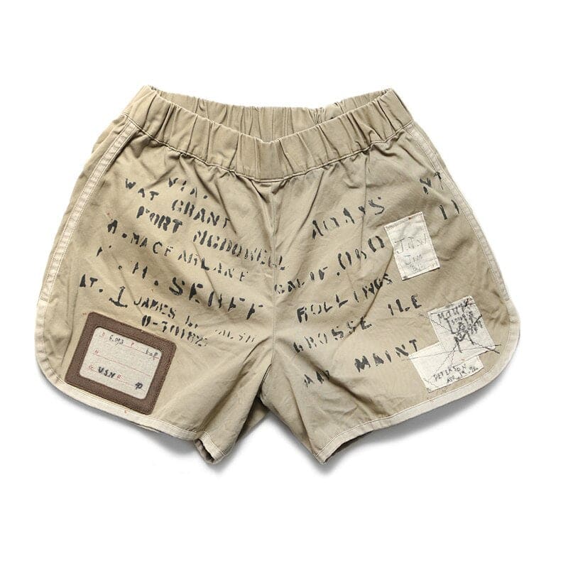 TUCS Hirata Lettered Loose Boxing Shorts | The Urban Clothing Shop™