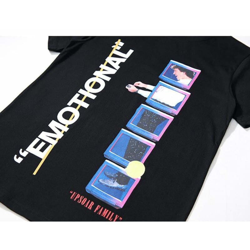 UPSOAR FAMILY ’Emotional’ Printed T-Shirt | The Urban Clothing Shop™