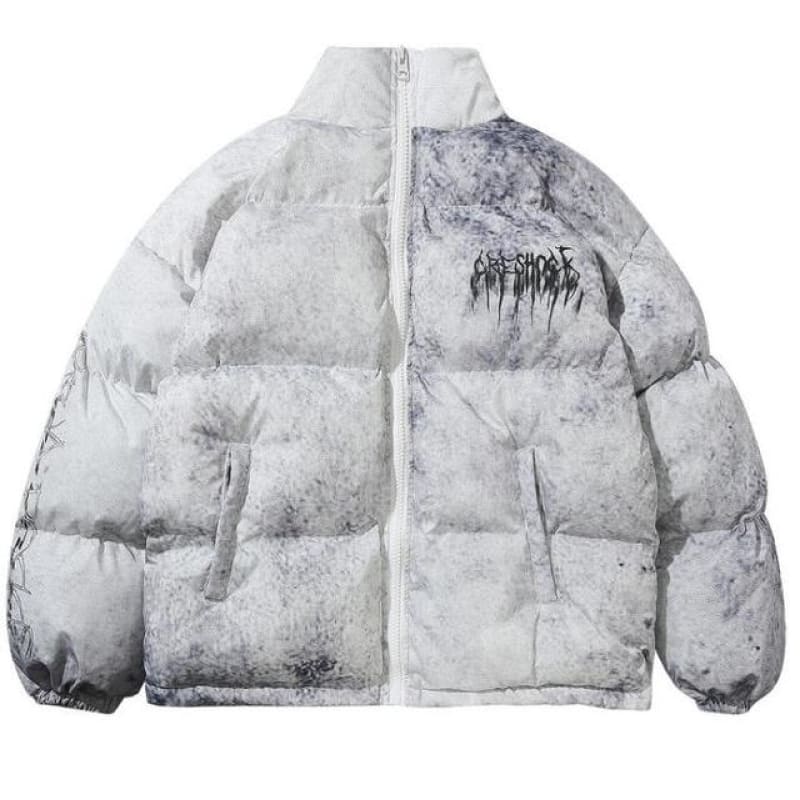 Winter College Graffiti Padded Parka | The Urban Clothing Shop™
