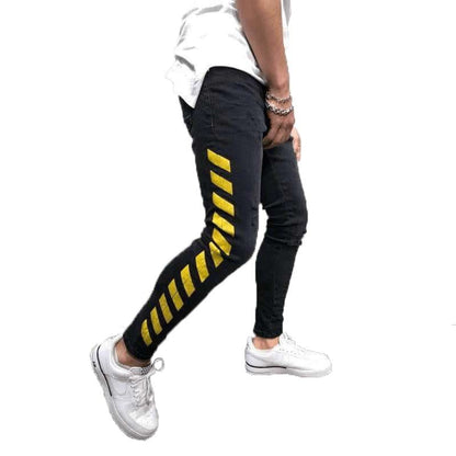 Yellow Bands™ Roads Ticks Skinny Jeans | The Urban Clothing Shop™